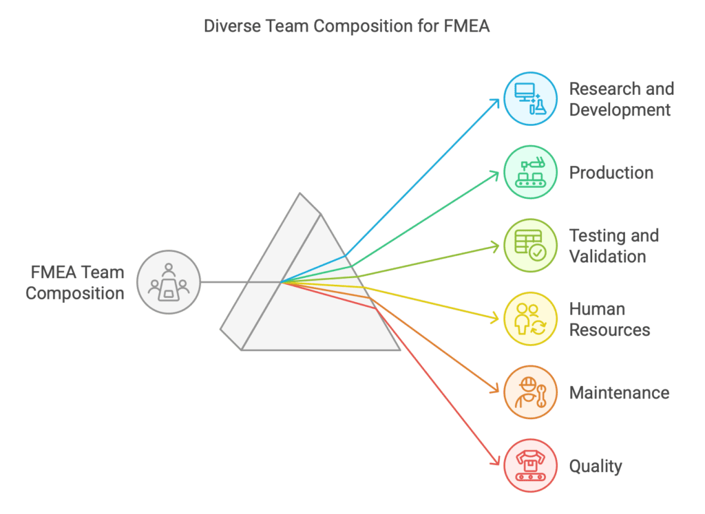 Diverse Team Composition for FMEA