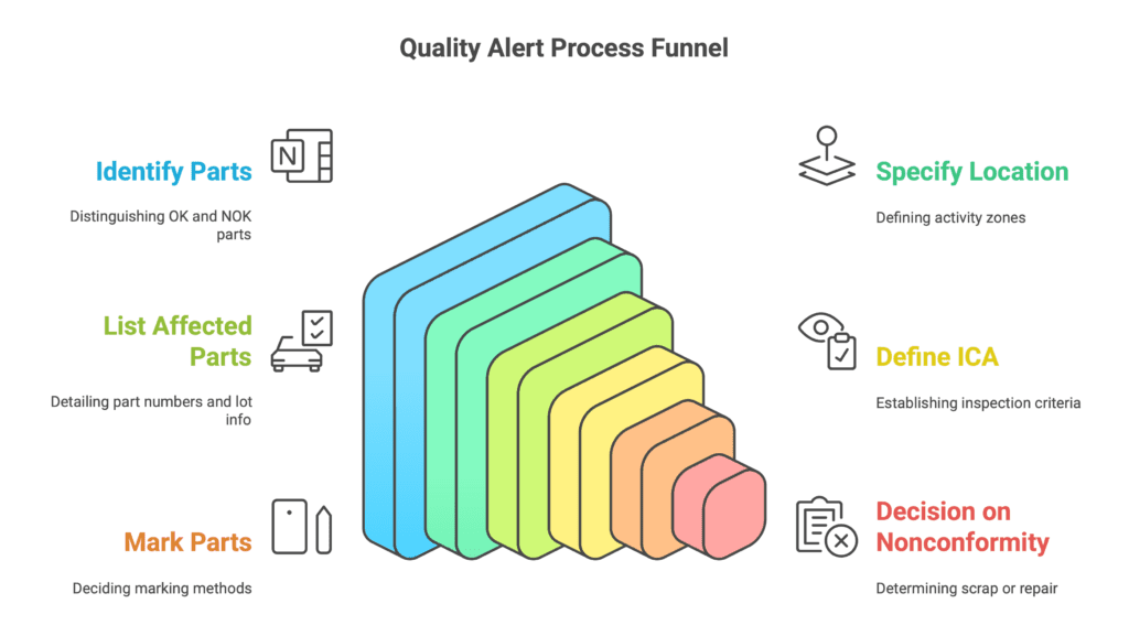 Quality Alert Process Funnel