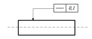 GD&T - STRAIGHTNESS drawing example