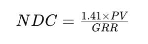 NDC formula