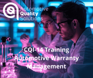 CQI-14 Training Automotive Warranty Management